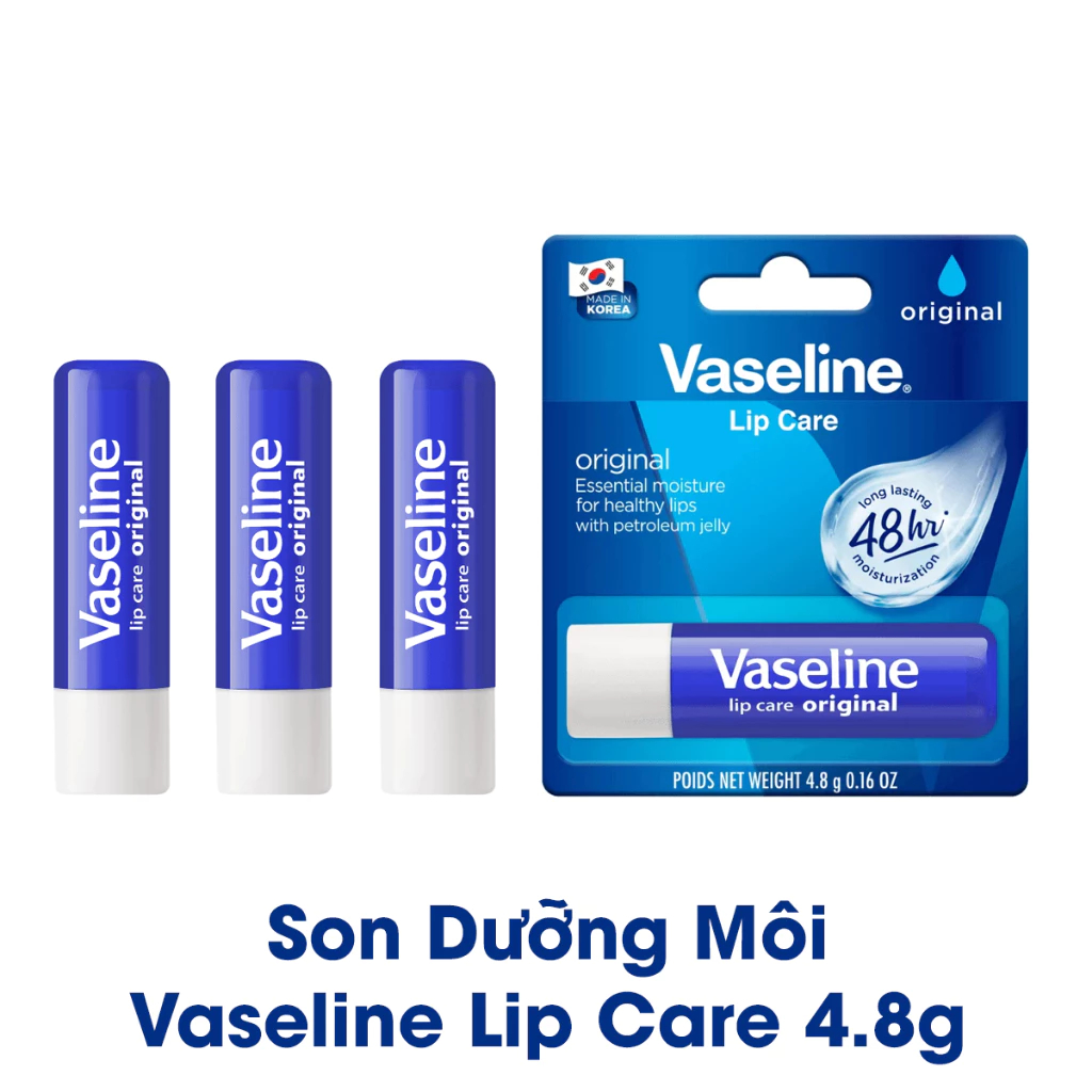 DATE T6.2027 Son Dưỡng Môi Xanh Dương Vaseline Lip Therapy Original  - Ever Queen