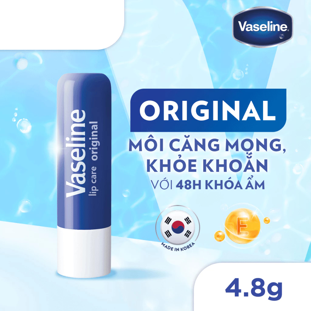 DATE T6.2027 Son Dưỡng Môi Xanh Dương Vaseline Lip Therapy Original  - Ever Queen