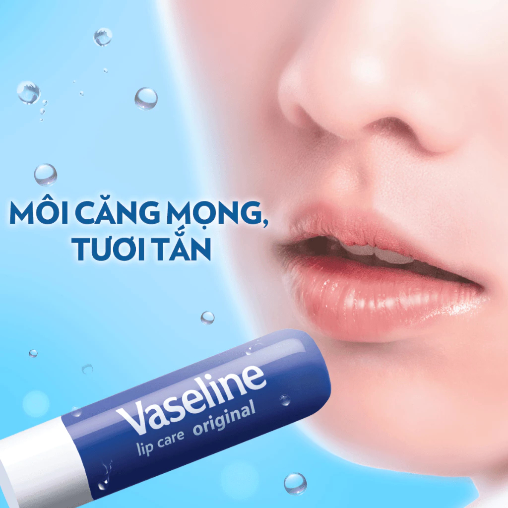 DATE T6.2027 Son Dưỡng Môi Xanh Dương Vaseline Lip Therapy Original  - Ever Queen
