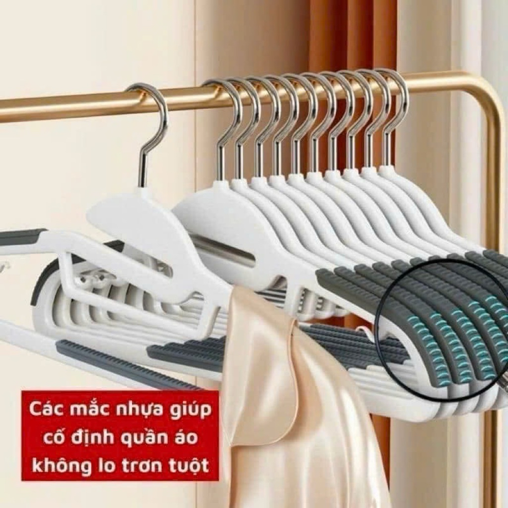 🍀 SET 10 MÓC QUẦN ÁO CHỐNG TUỘT