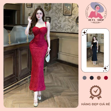 Đầm body nơ ngực tay con dáng dài, đầm body tay con đuôi cá đi tiệc, ddaafmf body ren tôn dáng đi tiệc sang chãnh