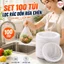 Combo 3 bịch Set 100 chiếc túi lọc rác bồn rửa chén - túi lưới lọc rác bồn rửa chén bát thông minh