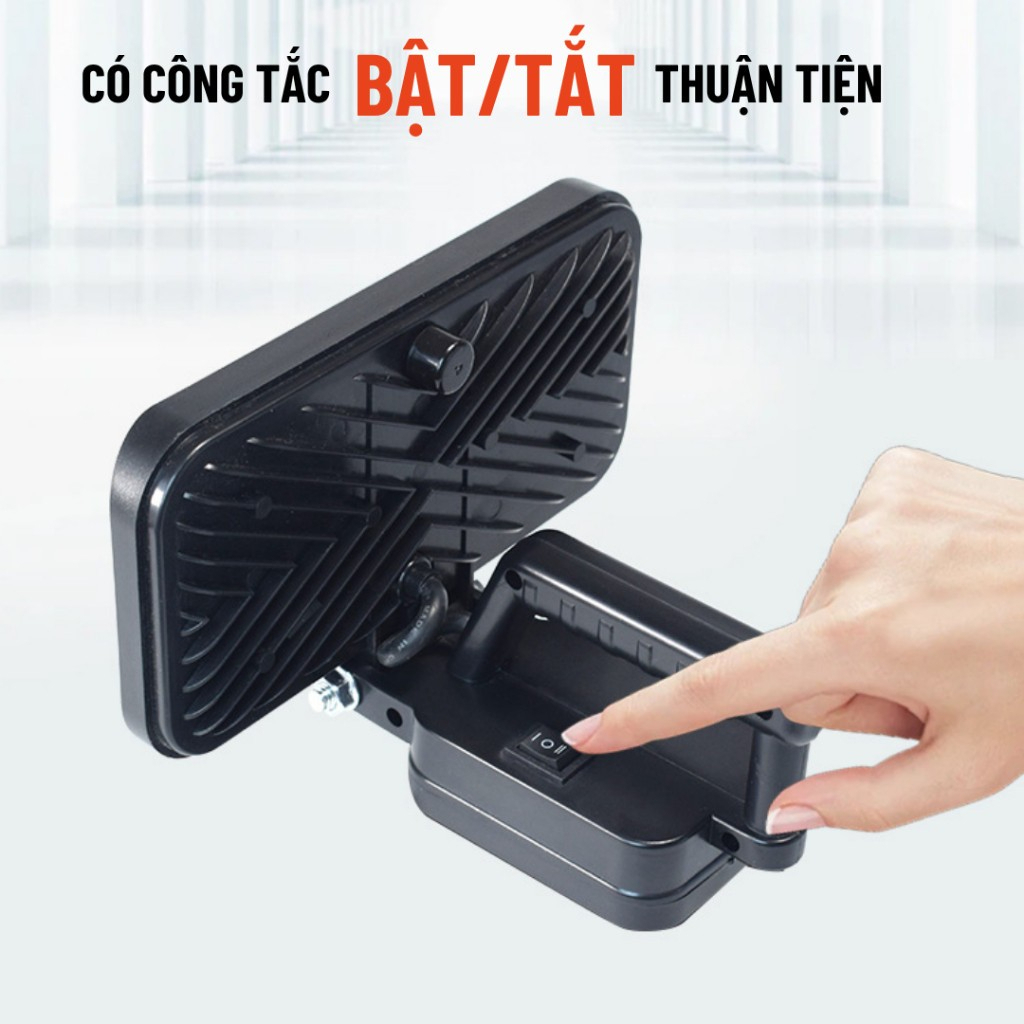 Đèn led 35/55 mắt siêu sáng dùng chân pin phổ thông MAKITA có 2 chế độ sáng, 2 cổng sạc USB tiện lợi