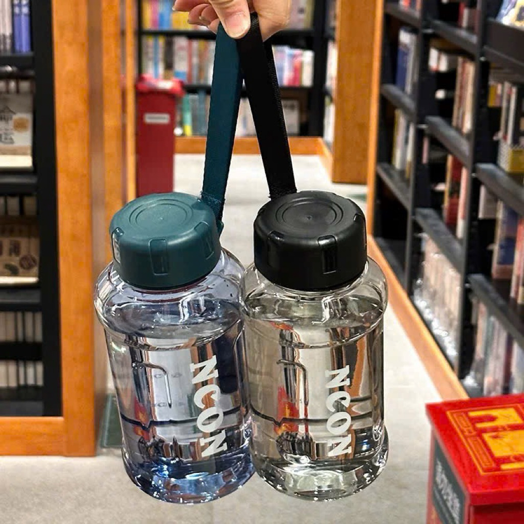💛 BÌNH NƯỚC NHỰA CHIA VẠCH CÓ DÂY XÁCH NCON 1000ML