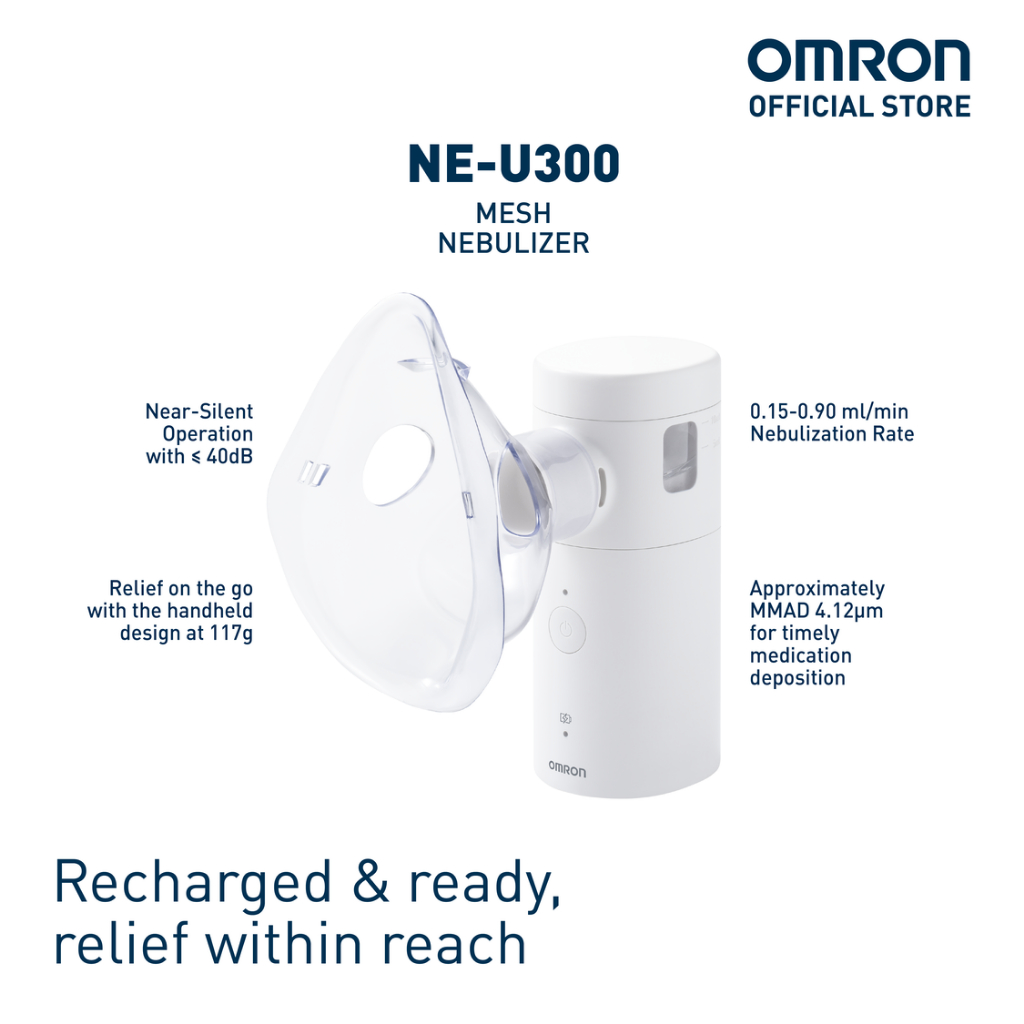 Máy Xông Khí Dung Dạng Lưới Omron NE-U300