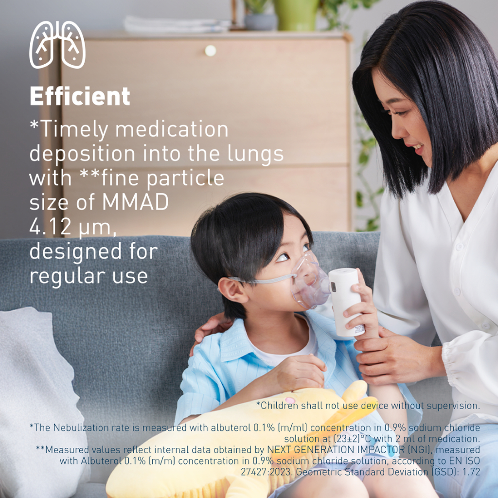 Máy Xông Khí Dung Dạng Lưới Omron NE-U300