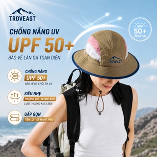 Mũ Chống Nắng Outdoor UPF50+ Chống Tia UV Mũ Leo Núi Trekking Hiking Đi Biển Câu Cá Vành Rộng Siêu Nhẹ Gấp Gọn Nam Nữ