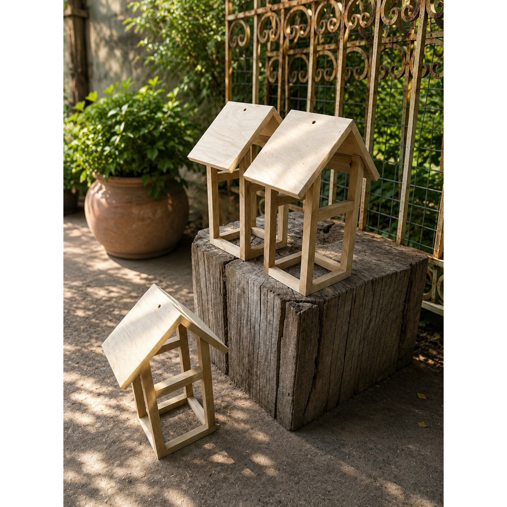 🔥 RẺ VÔ ĐỊCH 🔥 – Đèn Gỗ Decor Hình Ngôi Nhà Treo/Bàn – Lồng Đèn Trang Trí Sân Vườn, Ban Công, Quán Cafe, Homestay Phong