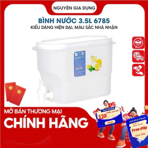 Bình đựnġ Nước VIỆT NHẬT CAO CẤP 3,5l Có Vòi Nhựa Chịu Nhiệt Cao
