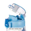 Bình Nước Thể Thao Có Vòi 630ml Sunny Hokori 0084, Bình Nước Học Sinh Trong Suốt Cao Cấp - Việt Nhật Plastic HN