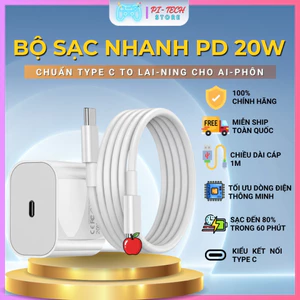 Bộ Sạc Nhanh PD 20W USB-C Cho iPhone / iPad – Củ Sạc Type C Sạc Ổn Định, Hạn Chế Nóng Máy