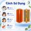 Lược Bí Tre Và Lược Bí Nhựa Chải Chấy Ngân Bình Cho Bé - Tự Nhiên, An Toàn