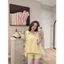 Set thô thêu hoa buộc nơ vai e vtsm