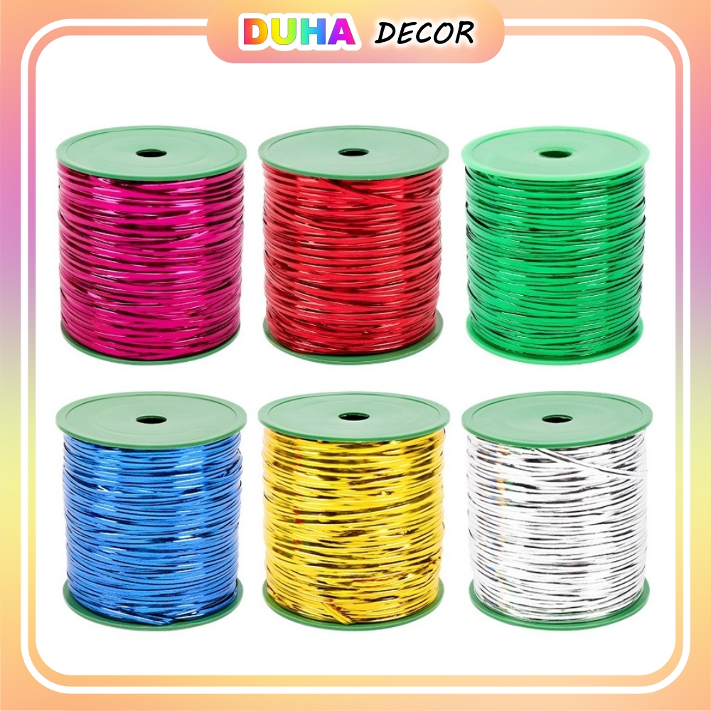 Combo 5 Cuộn Dây Kẽm Ánh Kim Tuyến 500g Dẻo Gói Hoa Quà Trang Trí Handmade Quấn Cây DUHA 013