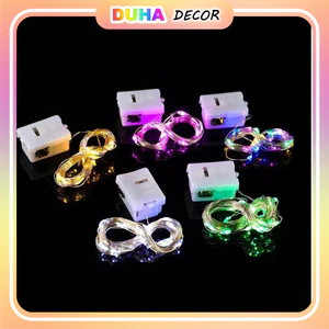 Combo 10 Đèn Led Fairy Không Lỗi 1m 2m Giá Buôn 10 20 30 50 100 Đèn Đã Test Đầy Đủ 3 Chế Độ Sáng DUHA 014