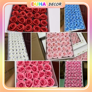 Hộp 50 Bông Hoa Sáp 3 Lớp – Biểu Tượng Tình Yêu Lâu Bền, Món Quà Lưu Giữ Hương Yêu DUHA 029