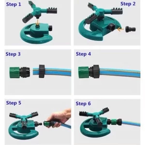 Vòi Tưới Nước 360 Độ Tự Động Tưới Cây Cỏ Bãi Cỏ Xoay Vòi Phun Hệ Thống Xoay Đồ Dùng Làm Vườn tưới sân giải pháp cho mùa