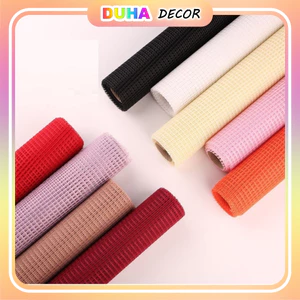 Lưới Gói Hoa Cứng Ô Vuông Caro – Cuộn 50cmx4m, Gói Quà, Làm Hoa Handmade, Trang Trí Studio Cao Cấp DUHA 035