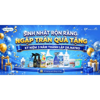 TẶNG QUÀ ĐƠN HÀNG 500K mừng sinh nhật 3 năm Dr Natro
