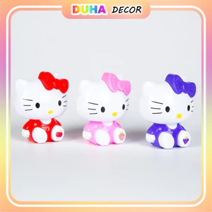 Combo 100 Mèo Hello Kitty Trang Trí Bánh Kem, Mèo Kitty Trang Trí Bánh Sinh Nhật DUHA 039