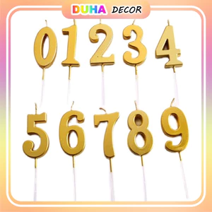 Combo 50 Nến Số Đóng Gói Riêng 1c/1hộp Nhựa Mica DUHA 044