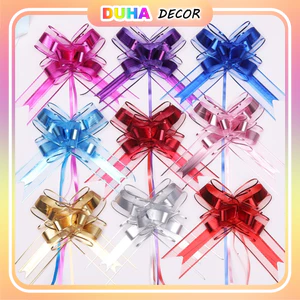 Set 50 Nơ Rút Gói 1.8cm Quà Trơn Cực Đẹp, Đủ Màu- Sinh Nhật, Kỷ Niệm, Lễ Tốt Nghiệp DUHA 047
