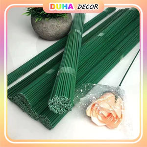 Combo 100 Kẽm Cành Làm Hoa Dài 40cm, 60cm Handmade Thủ Công,Cành Kẽm Cắm Hoa Giả Bọc Nhựa, Hoa Sáp, Giấy DUHA 049