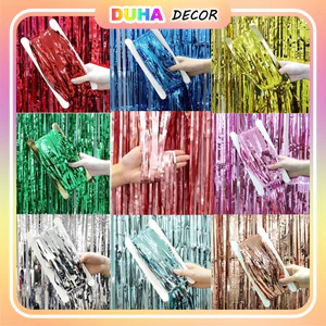 Rèm Kim Tuyến Dày Đẹp Party Home Trang Trí Sinh Nhật, Sự Kiện. DUHA 050
