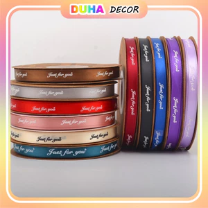 Lốc 5 Cuộn Ruy Băng Chữ Just For You Bản 1cm DUHA 052