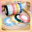Lốc 10 Cuộn Ruy Băng Lụa 1cm Trơn DUHA 053