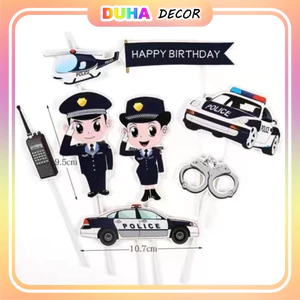 Combo 100 Set Cắm Giấy Bé Trai, Bé Gái Trang Trí Bánh Kem, Bánh Sinh Nhật DUHA 071