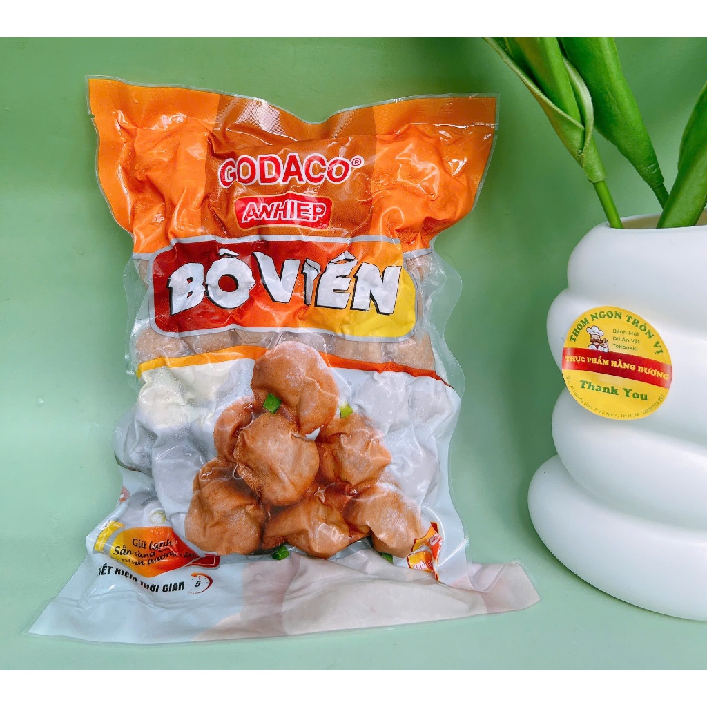 1Kg Bò Viên Chiên, thả lẩu siêu ngon(gồm 2 gói 500g)