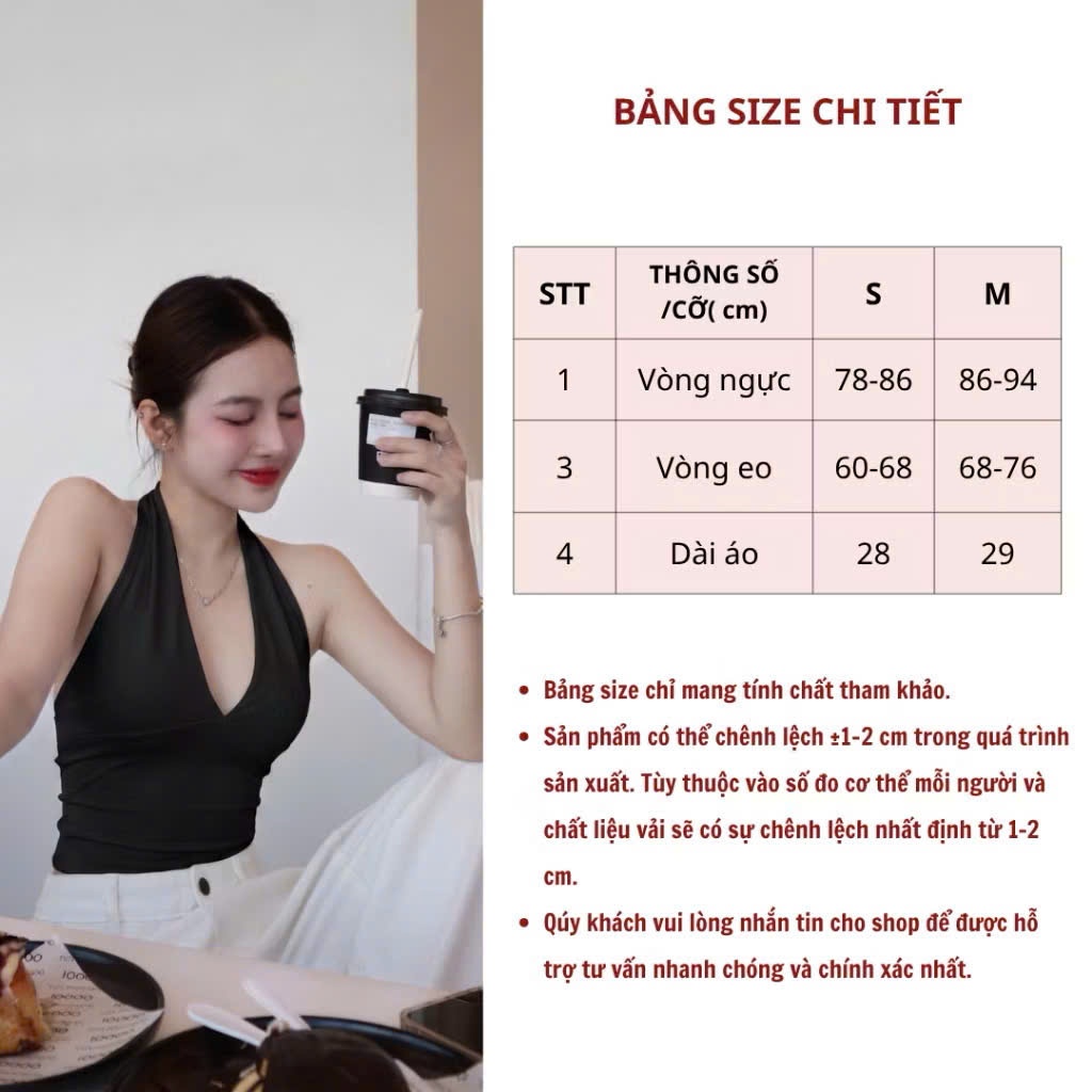 Áo Yếm Nữ Nhún Ngực Cổ V Sâu Tôn Dáng Quyến Rũ Phong Cách Hàn Quốc Joolate 71