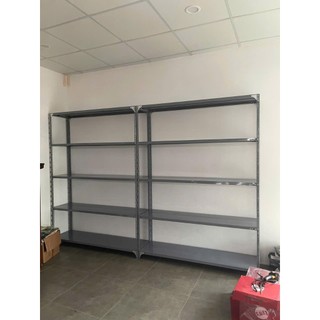 Kệ sắt lắp ghép đa năng: Dài 1m5 x rộng 30cm x cao 1m-1m5-1m8-2m x 3,4,5,6 tầng