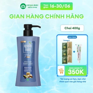 Dầu gội dược liệu Nguyên Xuân Plus óng ả 400g