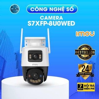 Camera 2 Mắt Ngoài Trời S7XFP-8U0WED 8MP - Camera Wifi IMOU Xoay 360 Độ Full Chức Năng - Bảo Hành Chính Hãng 2 năm