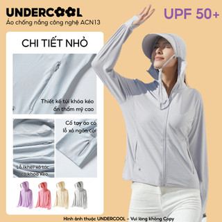 Áo Chống Nắng Dáng Xuông UNDERCOOL Chống Tia UV >99% Vải Thông Hơi Chống Tia UV UPF 50+ Mũ Rộng Tháo Rời Live ACN13