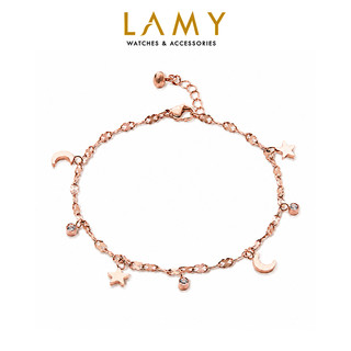 Lắc chân nữ LAMY Moon & Star Anklet Rose Gold 9004