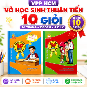 Vở Học Sinh Thuận Tiến 10 Giỏi 96 Trang 100gsm (4 Ô Ly - Chính Hãng)