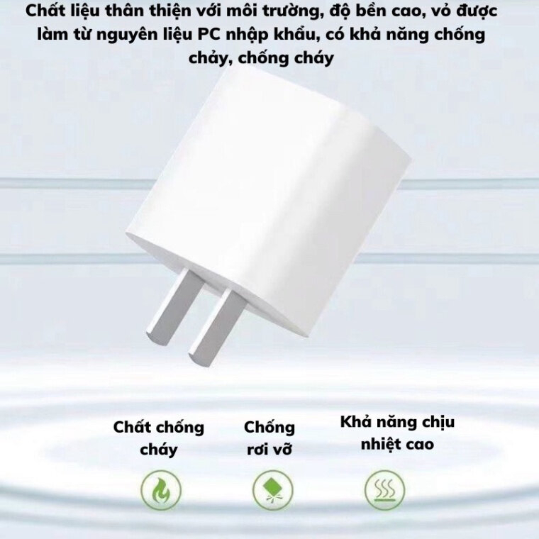 [Bảo Hành 12 Tháng] Bộ Sạc Nhanh PD 20W Cam Kết Sạc Nhanh Không Nóng Máy Bảo Hành 12 Tháng