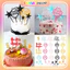 Set 50 Thẻ Meka Happy Birthday - Trang Trí Bánh Sinh Nhật Bánh Kem DUHA 082