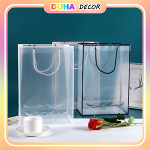 Túi Nhựa Trong Viền Màu DUHA 085