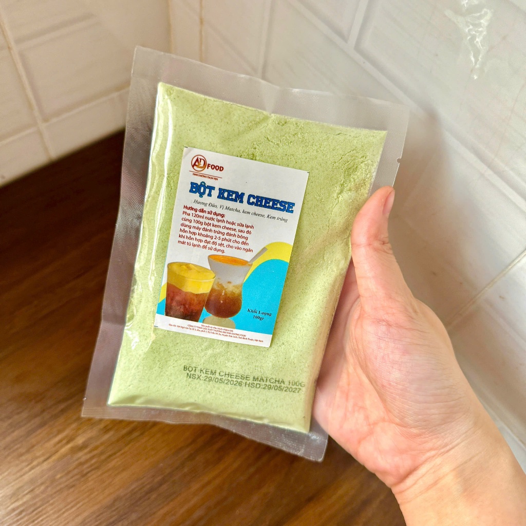 Bột Kem Cheese Matcha Mát Lạnh Gói 200gr