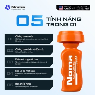 Dung dịch phủ Nano chống bám nước NOMA 922 dùng cho kính xe - Chống bám bẩn, giảm lóa khi mưa