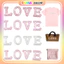 Combo 100 Set Cắm Chữ Love Hạt Ngọc Trang Trí Bánh Kem Sinh Nhật, Bó Hoa DUHA 093