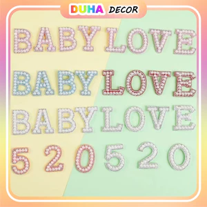 Combo 50 Set Chữ Love Đính Ngọc Trai – Trang Trí Bánh Kem, Bánh Cưới, Sinh Nhật, 𝐏𝐡𝐮̣ 𝐊𝐢𝐞̣̂𝐧 DUHA 093