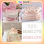 Chữ Love Mom Nơ Ngọc Trang Trí Bánh Kem, Happy Birthday Đính Đá DUHA 093