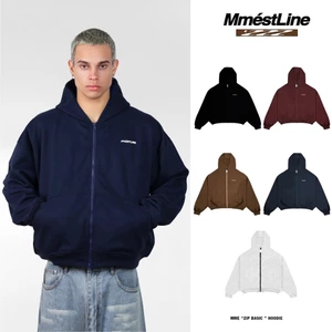 Áo basic hoodie MMESTLINE form Boxy chất vải nỉ 2 da mịn cao cấp