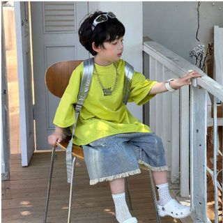 Áo Thun T-Shirt Bé Trai Xanh Chuối In Chữ Stay On Trac Trước Ngực Mellow Duck (4-13 Tuổi) B2606028