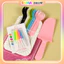 Combo 10 Bộ Set 10c Đĩa, Dĩa, Dao, Nến Ăn Bánh Kem Sinh Nhật Màu Pastel An Toàn DUHA 097
